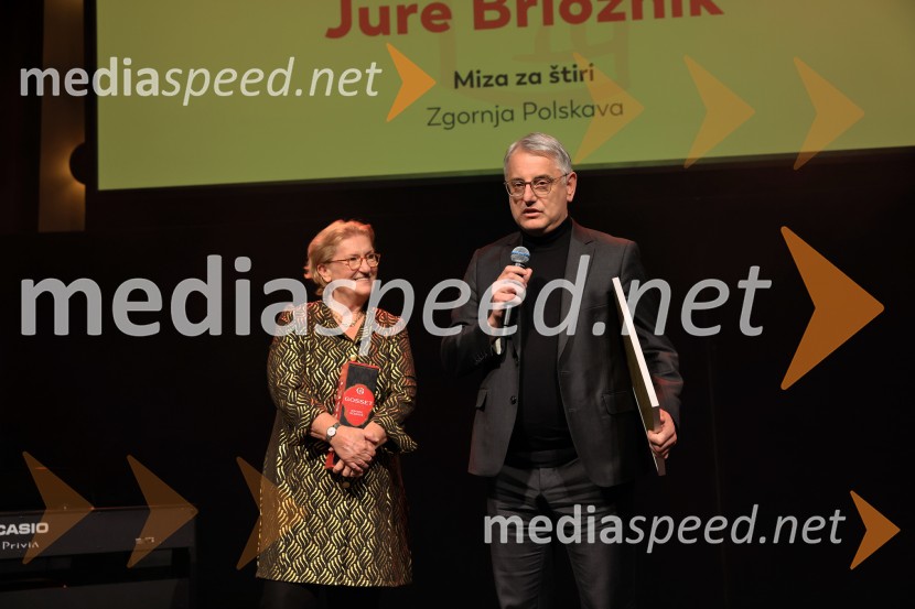  Mira Šemić, direktorica, Gault&Millau Slovenija;  Matjaž Han, minister za gospodarstvo, turizem in športGAULT&MILLAU podelil nagrade za leto 2025