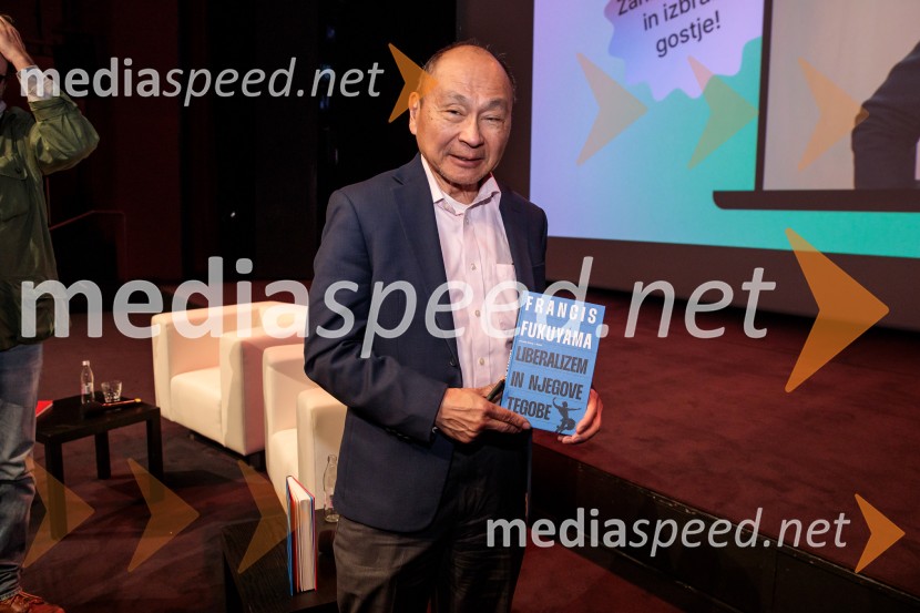  Francis Fukuyama, politolog in politični ekonomistFabula v teoriji s Francisom Fukuyamo, Cankarjev dom