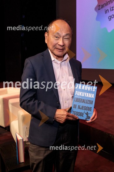 Francis Fukuyama, politolog in politični ekonomistFabula v teoriji s Francisom Fukuyamo, Cankarjev dom