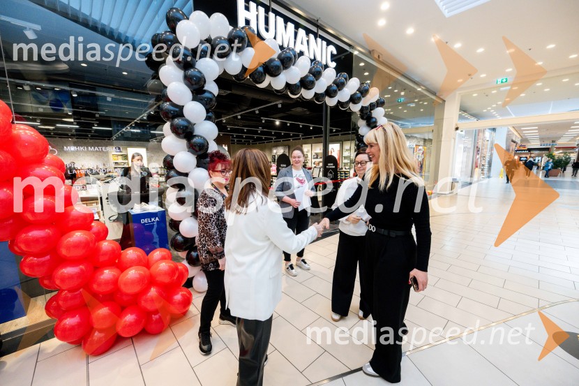 Otvoritev trgovine Humanic na novi lokaciji