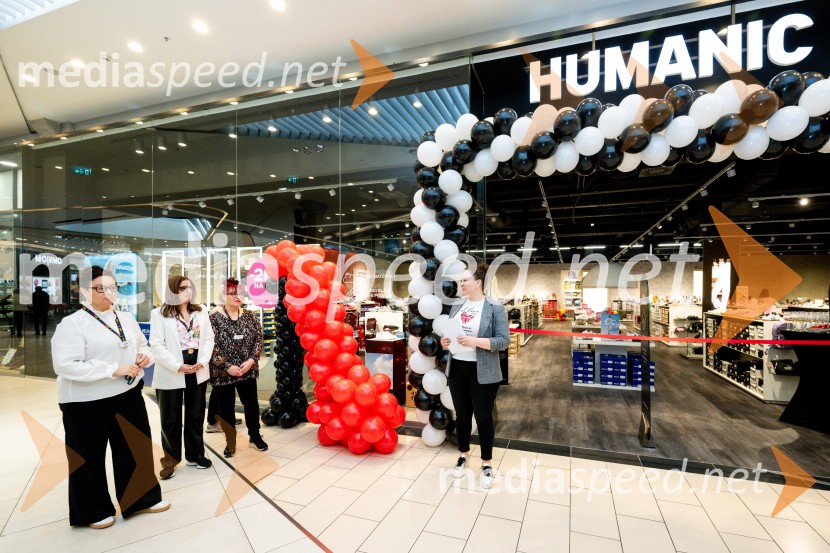 Otvoritev trgovine Humanic na novi lokaciji