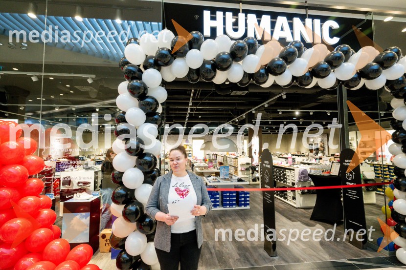 Otvoritev trgovine Humanic na novi lokaciji