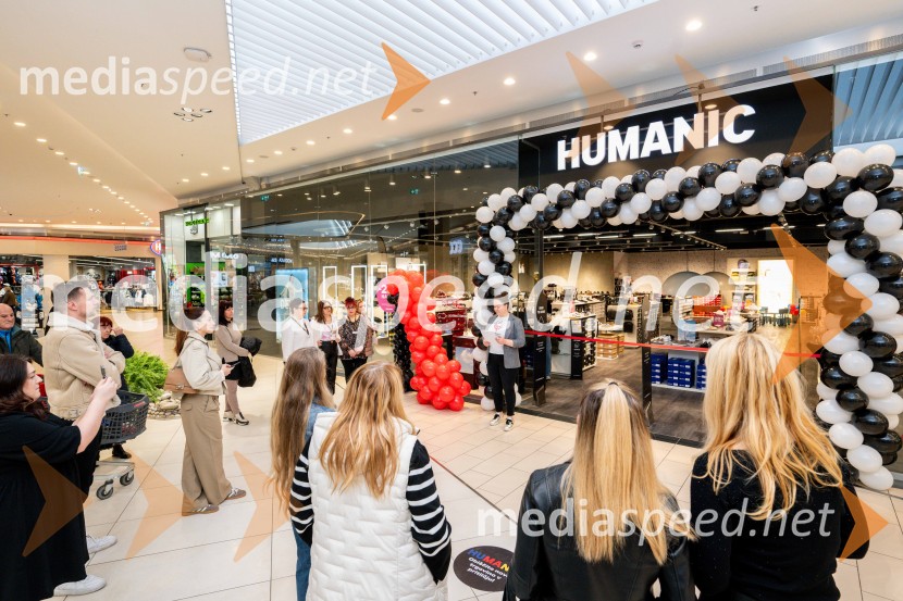 Otvoritev trgovine Humanic na novi lokaciji