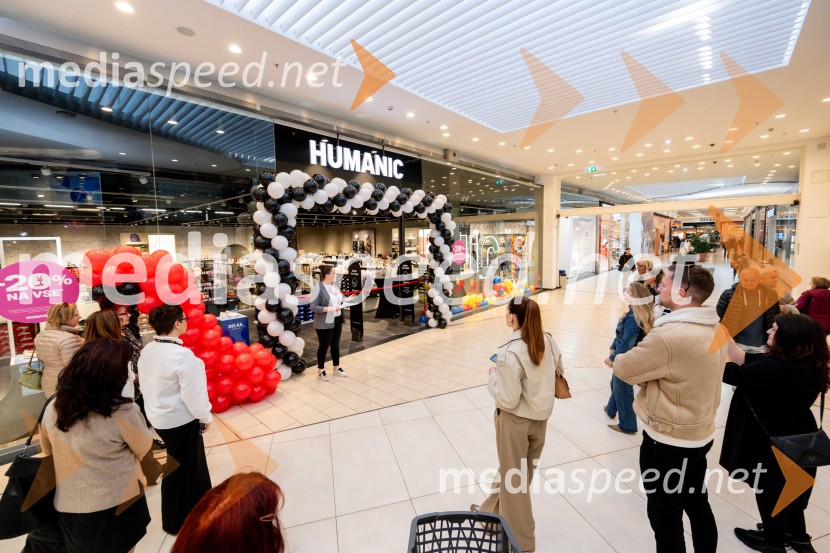 Otvoritev trgovine Humanic na novi lokaciji