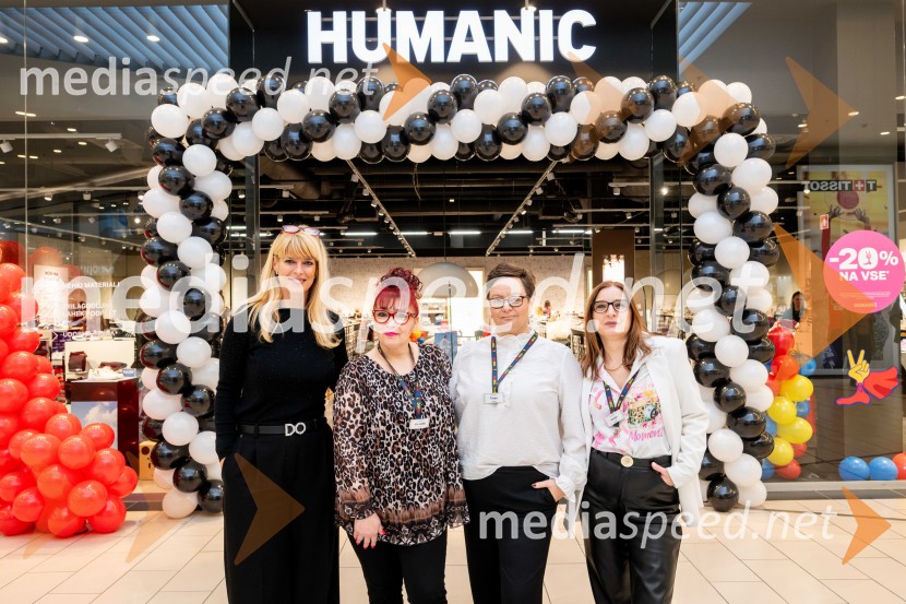 Otvoritev trgovine Humanic na novi lokaciji