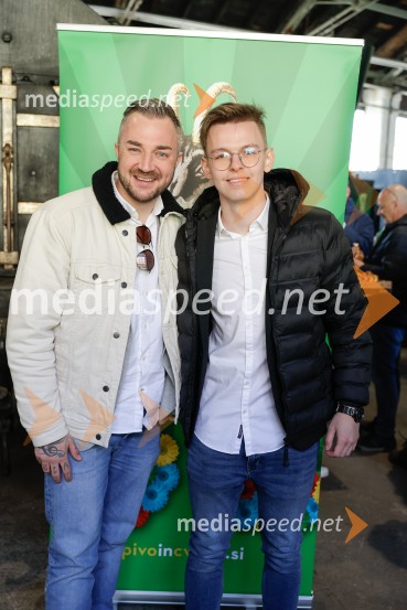  Dejan Krajnc, Dejan Dogaja;  Aleks Fras, klaviatureNovinarska konferenca pred festivalom Pivo in cvetje Laško 2025