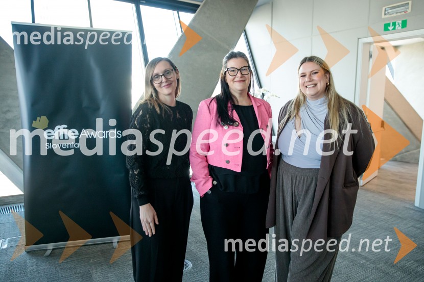  Majda Modic Taslidža;  Nina Jakovljević, direktorica, DROM agency;  Kaja Elsner, tekstopiska, Grey2. Effie dan