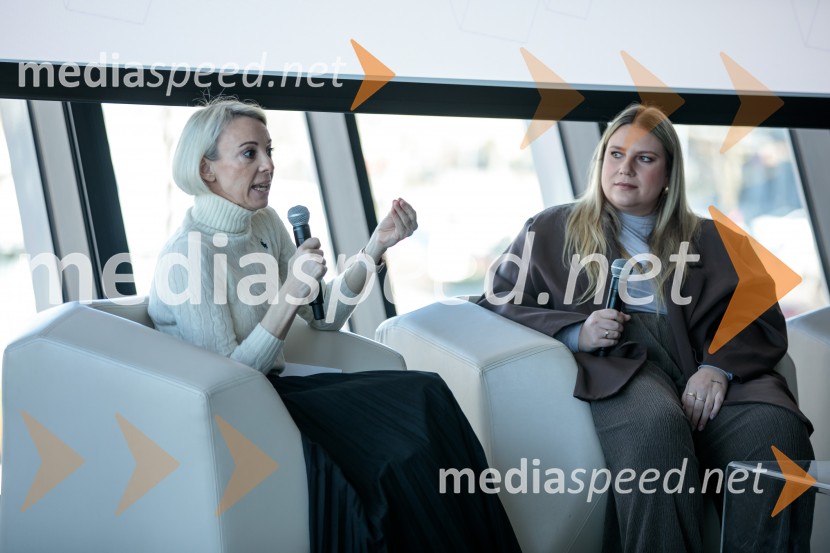  Špela Žorž, predsednica Effie Slovenija 2025;  Kaja Elsner, tekstopiska, Grey2. Effie dan