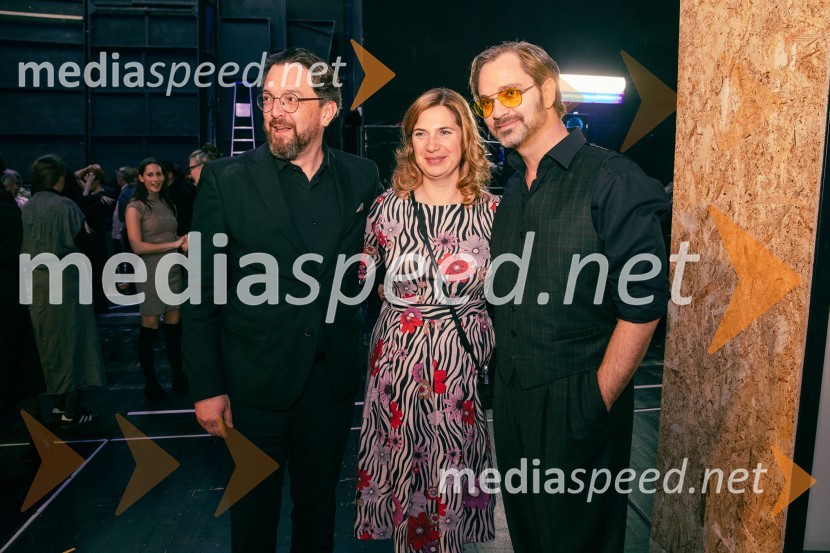  Marko  Hribernik, direktor SNG Opera in balet Ljubljana;  Barbara Čepirlo Čičigoj, odnosi z javnostjo Opera in Balet Ljubljana;  Jurij  Zrnec, igralecOpera za tri groše, koprodukcija SNG Drama Ljubljana in SNG Opera in balet Ljubljana