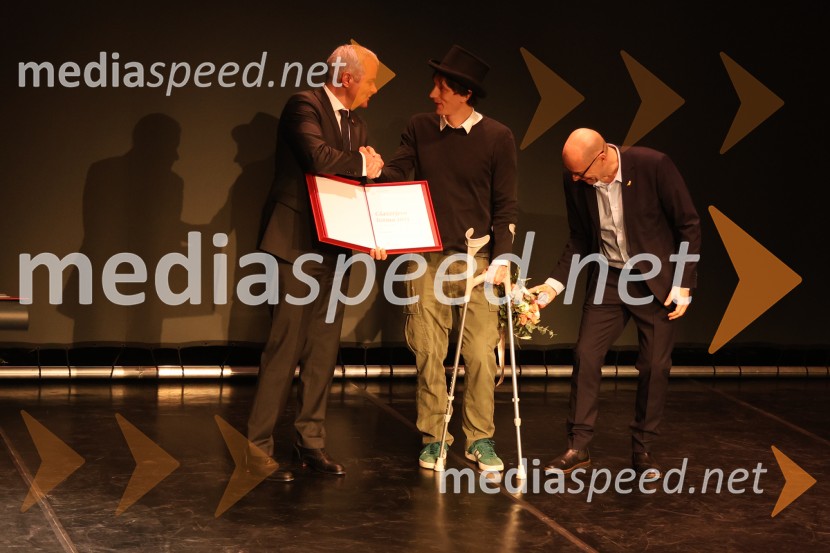  Aleksander Saša Arsenovič, župan, Mestna občina Maribor;  Jurij Drevenšek, igralec;  ... Glazerjeve nagrade 2025, podelitev