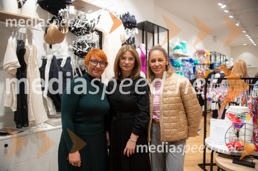  Nena Horvat, vodja marketinga Citycenter Celje;  Urška Čopar, vodja prodaje za Slovenijo, Lisca;  ... Lisca v osveženi podobi, Citycenter Celje
