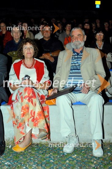 Jože Snoj, pesnik in dobitnik Veronikine nagrade 2009 s soprogoPodelitev Veronikinih nagrad