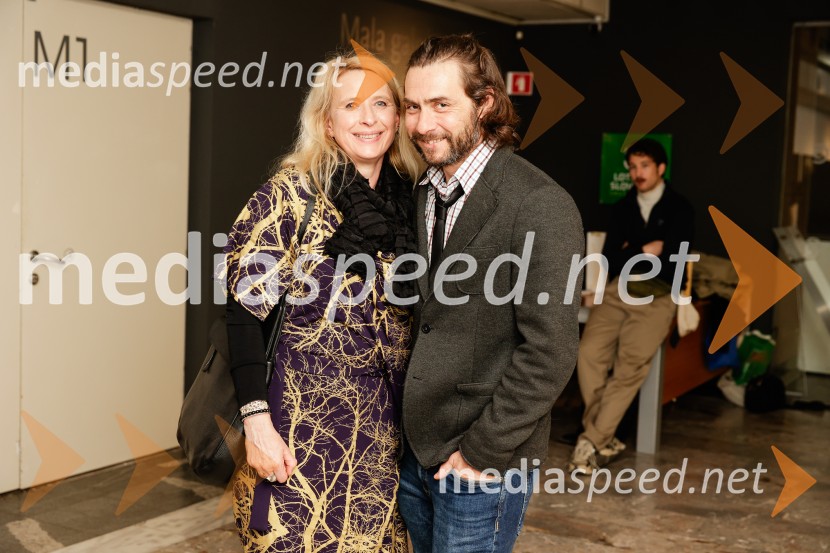  Tatjana Doma, dramaturginja SLG Celje;  Andrej Murenc, igralecPiaf, Edith Piaf – jubilejna predstava ob 20. sezoni, Cankarjev dom