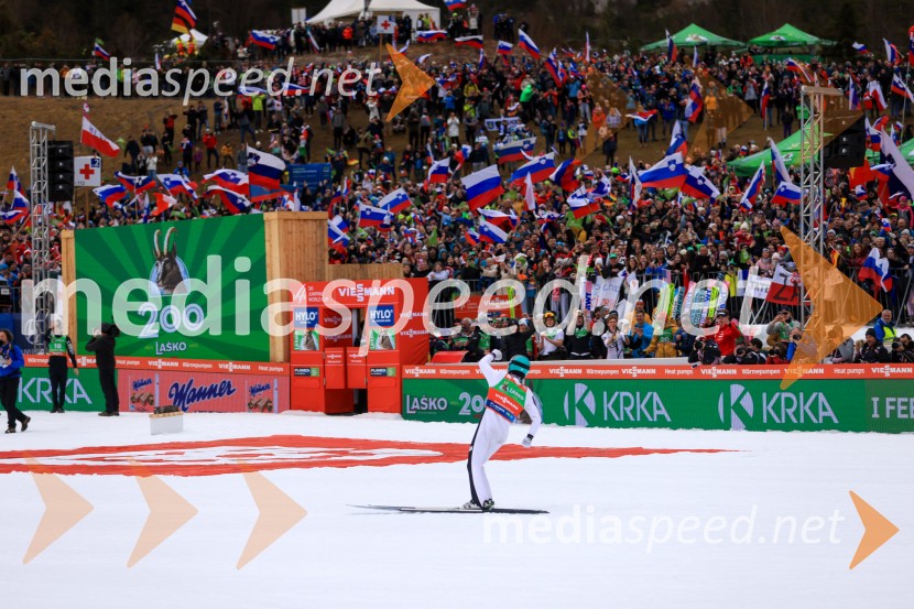  Domen Prevc, smučarski skakalecDomen Prevc do rekorda, Anže Lanišek do zmage, Planica 2025, nedelja