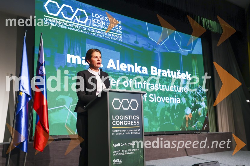 mag. Alenka Bratušek, Ministrica za infrastrukturo12. mednarodni logistični kongres v Portorožu