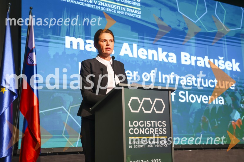 mag. Alenka Bratušek, Ministrica za infrastrukturo12. mednarodni logistični kongres v Portorožu