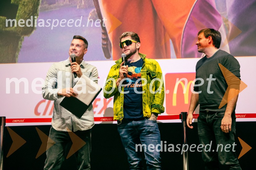  Klemen Bunderla, radijski voditelj, radio Aktual;  Klemen Bučan, radijski voditelj, stand-up komik, DJ;  Mirko Medved, sinhronizatorMinecraft: Film, premiera v Cineplexx Ljubljana