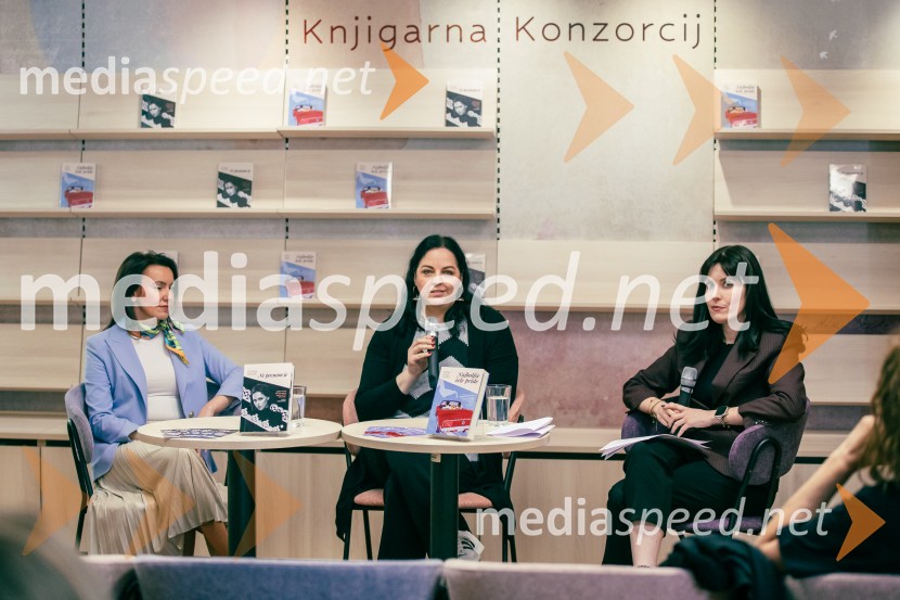  Suzana Zagorc, pisateljica;  Petra Julia Ujawe, novinarka;  Lara Paukovič, pisateljicaPredstavitev novosti v zbirki Razmerja