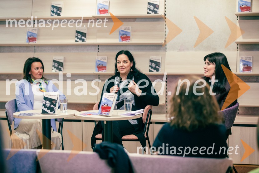  Suzana Zagorc, pisateljica;  Petra Julia Ujawe, novinarka;  Lara Paukovič, pisateljicaPredstavitev novosti v zbirki Razmerja