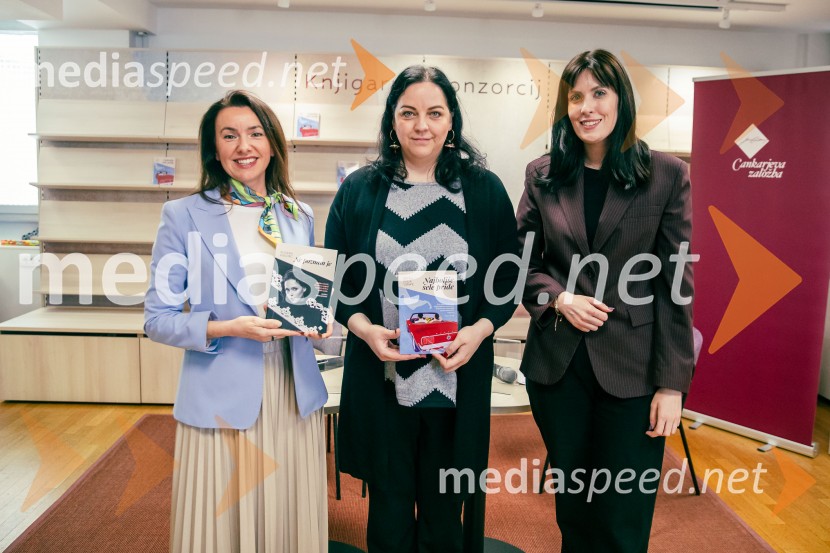  Suzana Zagorc, pisateljica;  Petra Julia Ujawe, novinarka;  Lara Paukovič, pisateljicaPredstavitev novosti v zbirki Razmerja