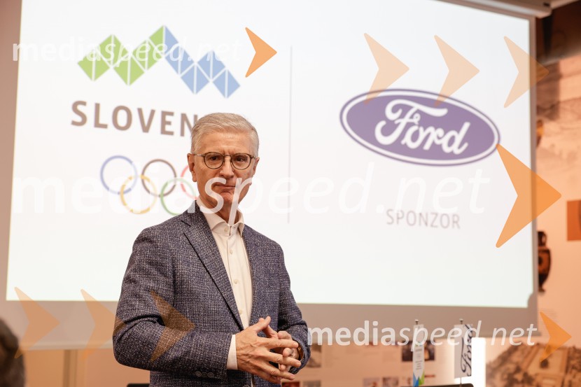 Franjo Bobinac, predsednik, Olimpijski komite SlovenijeNovi Ford Capri, predstavitev