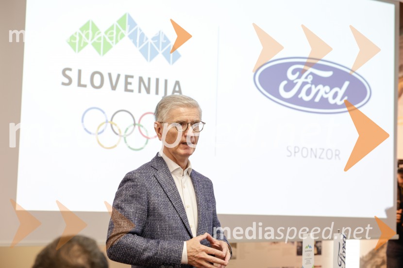  Franjo Bobinac, predsednik, Olimpijski komite SlovenijeNovi Ford Capri, predstavitev
