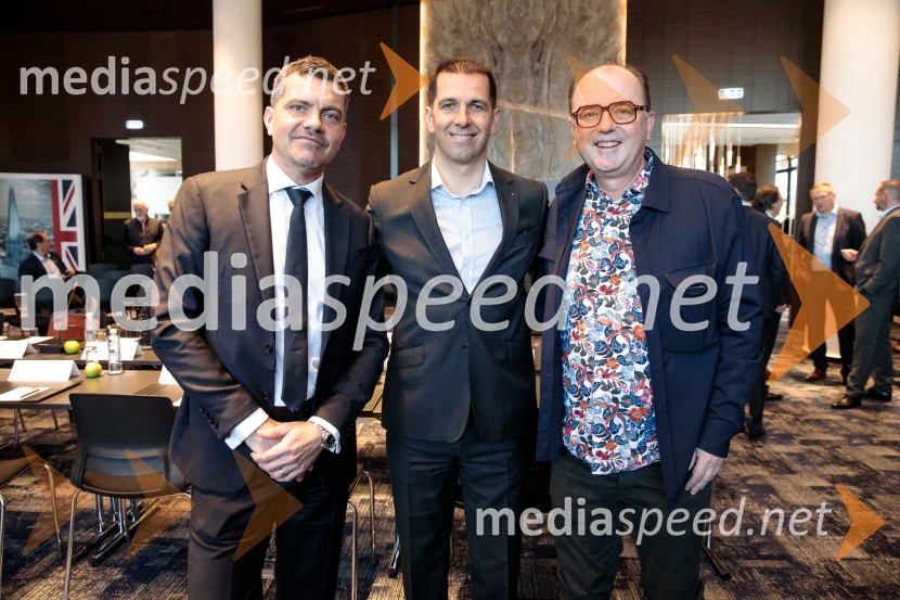  Luka Vesnaver, predsednik Britansko-slovenske gospodarske zbornice in partner v ION Advisory;  Marko  Mlakar, direktor in partner, Amrop Adria;  Dejan  Spasovski, ustanovitelj in lastnik, ESG NovoČaj z razlogom: Krepitev kapitalskih trgov s pomočjo trajnostne pokojninske reforme