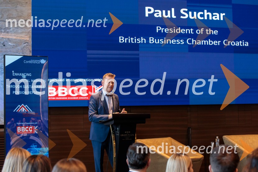  Paul Suchar, predsednik Britanske poslovne zbornice na HrvaškemČaj z razlogom: Krepitev kapitalskih trgov s pomočjo trajnostne pokojninske reforme