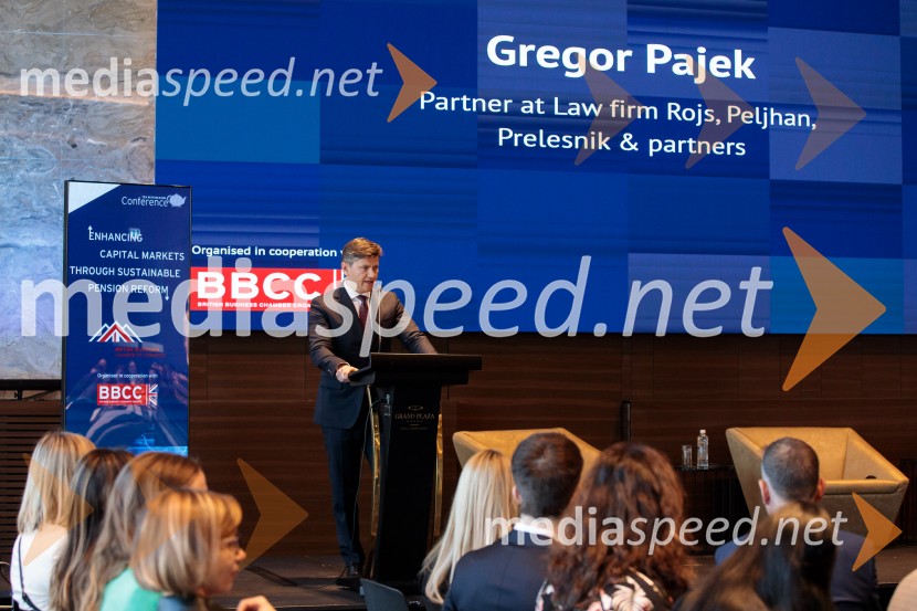  Gregor Pajek, partner, odvetniška pisarna Rojs, Peljhan, Prelesnik & partnerjiČaj z razlogom: Krepitev kapitalskih trgov s pomočjo trajnostne pokojninske reforme
