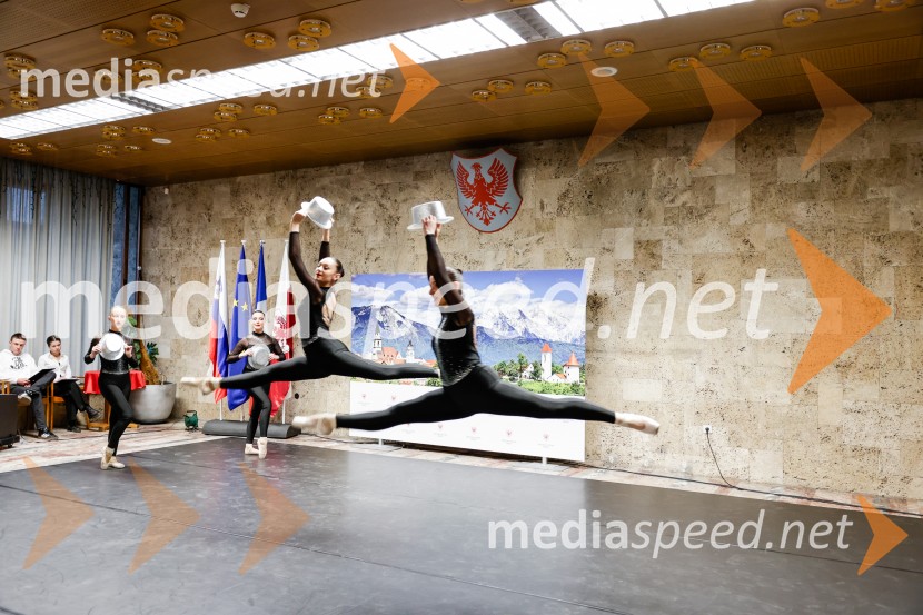 Prireditev Kranj-La Ciotat ob obisku plesalk iz Francije