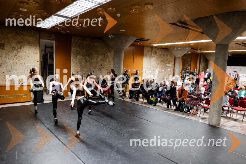 Prireditev Kranj-La Ciotat ob obisku plesalk iz Francije