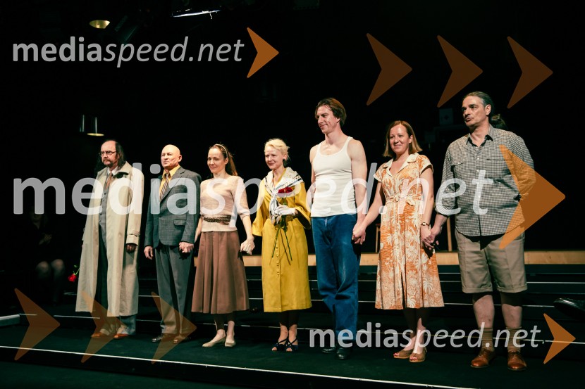  Matija Rozman, igralec;  Boris Mihalj, igralec;  Iva Babić, igralka;  Polona  Juh, igralka;  Jure Henigman, igralec;  Vanja  Plut, igralka;  Gorazd  Logar, igralecTramvaj Poželenje, premiera v SNG Drama Ljubljana