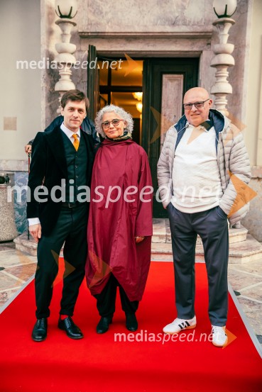  Rok Bozovičar, direktor, Prešernovo gledališče Kranj ;  Alja Predan, selektorica, Teden slovenske drame;  Nace Junkar, operni pevec55. Teden slovenske drame, sklepna slovesnost s podelitvijo nagrad