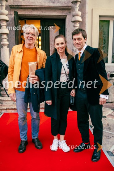  Branko Završan, igralec;  Lučka Počkaj, igralka;  Rok Bozovičar, direktor, Prešernovo gledališče Kranj 55. Teden slovenske drame, sklepna slovesnost s podelitvijo nagrad