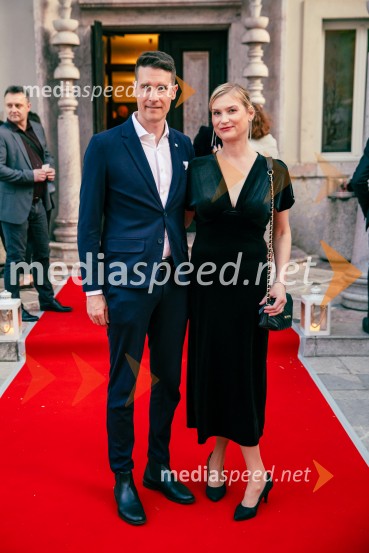  Janez Černe, podžupan Mestne občine Kranj;  Ana Černe55. Teden slovenske drame, sklepna slovesnost s podelitvijo nagrad