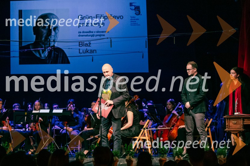  Blaž Lukan, kritik, dramaturg55. Teden slovenske drame, sklepna slovesnost s podelitvijo nagrad