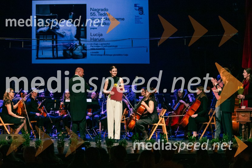  Lucija Harum, igralka, pevka55. Teden slovenske drame, sklepna slovesnost s podelitvijo nagrad