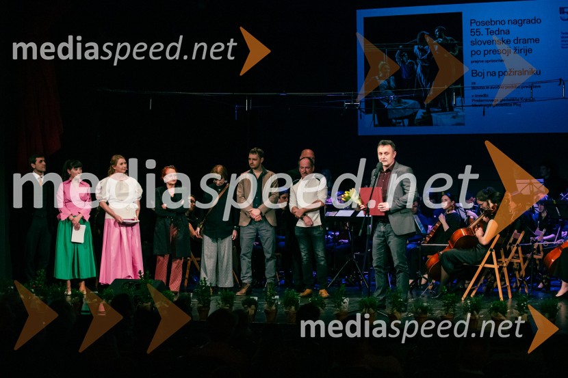 55. Teden slovenske drame, sklepna slovesnost s podelitvijo nagrad