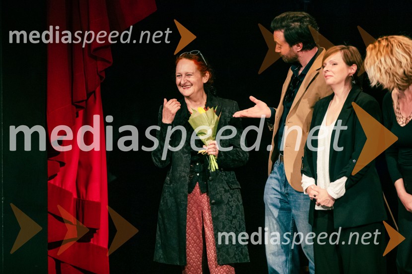  Marinka Poštrak, dramaturginja, Prešernovo gledališče Kranj;  Miha Rodman, igralec;  Vesna  Slapar, igralka55. Teden slovenske drame, sklepna slovesnost s podelitvijo nagrad