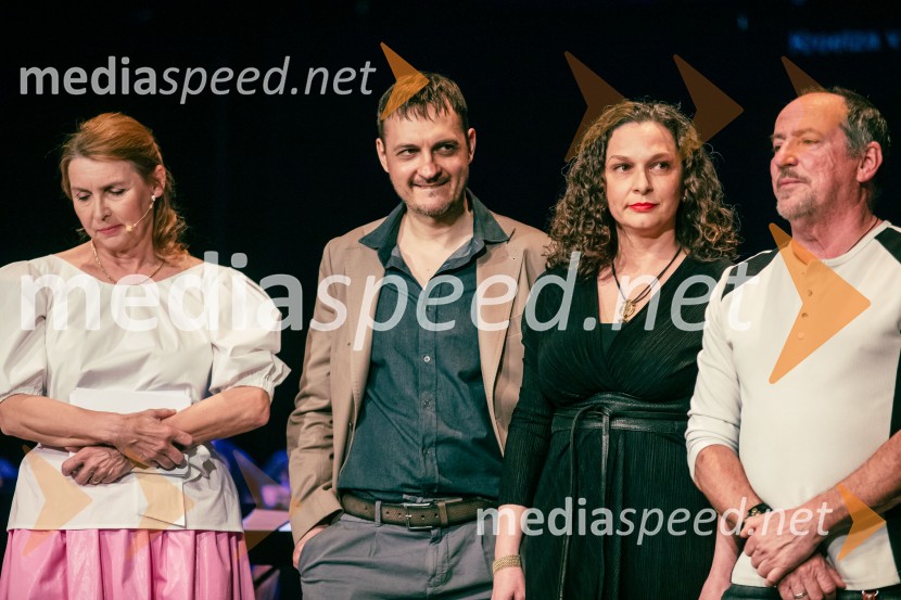  Darja Reichman, igralka;  Blaž Setnikar, igralec;  Gaja Kryštufek Gostiša, poslovna sekretarka, Prešernovo Gledališče Kranj;  Ciril Roblek, inspicient PGK55. Teden slovenske drame, sklepna slovesnost s podelitvijo nagrad