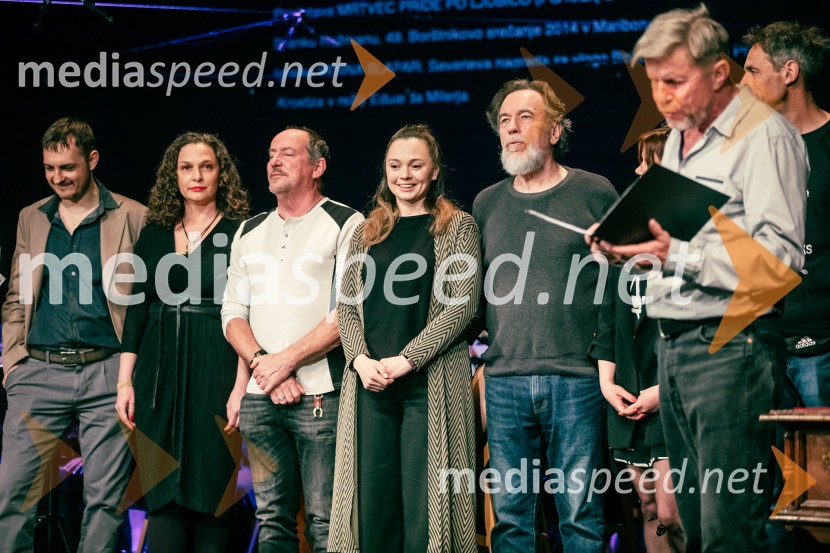  Blaž Setnikar, igralec;  Gaja Kryštufek Gostiša, poslovna sekretarka, Prešernovo Gledališče Kranj;  Ciril Roblek, inspicient PGK;  ... ;  ... ;  Borut  Veselko, igralec55. Teden slovenske drame, sklepna slovesnost s podelitvijo nagrad