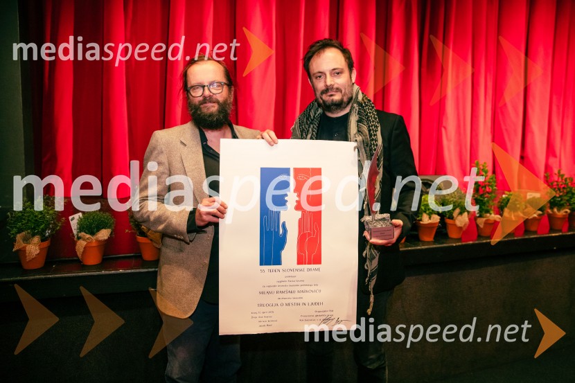  Sebastijan  Horvat, režiser;  Milan Ramšak Marković, dramaturg55. Teden slovenske drame, sklepna slovesnost s podelitvijo nagrad