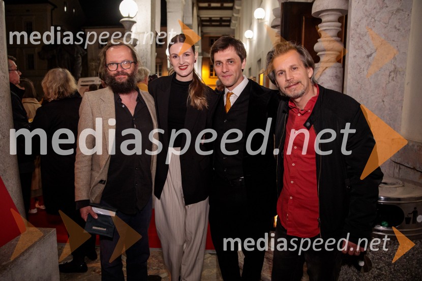  Sebastijan  Horvat, režiser;  Lucija Harum, igralka, pevka;  Rok Bozovičar, direktor, Prešernovo gledališče Kranj ;  Aljoša Ternovšek, igralec55. Teden slovenske drame, sklepna slovesnost s podelitvijo nagrad