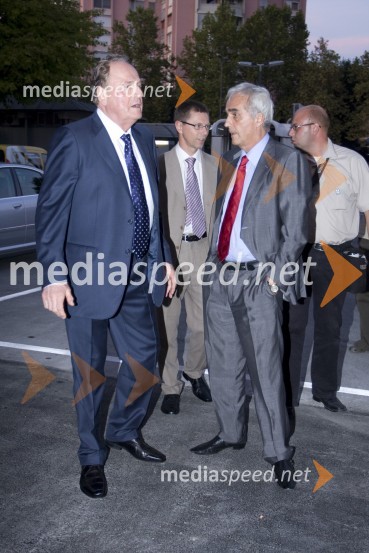 Ivan Zidar, predsednik uprave SCT in ...Center urbane kulture Kino Šiška, otvoritev