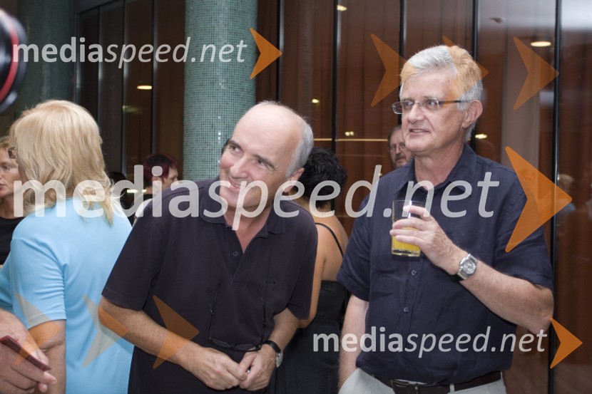 Vlado Miheljak, univerzitetni profesor, publicist in  	Pavel Gantar, predsednik Državnega zboraCenter urbane kulture Kino Šiška, otvoritev