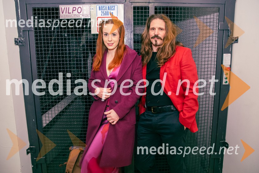  Nika Manevski, igralka;  Andrej Vrhovnik, kostumografTradicionalni koncert MGL&AGRFT v Kino Šiška