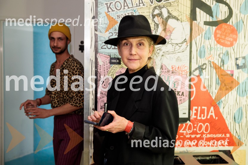  Voranc  Boh, igralec;  Barbara Hieng Samobor, direktorica in umetniška vodja MGLTradicionalni koncert MGL&AGRFT v Kino Šiška