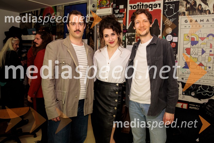  Gal  Oblak, igralec ;  Mojka Končar, igralka;  Gašper Lovrec, igralecTradicionalni koncert MGL&AGRFT v Kino Šiška