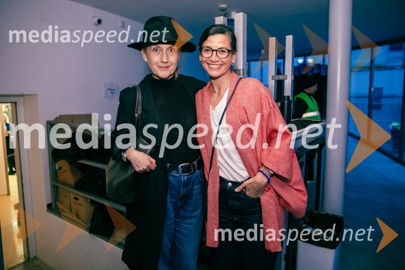  Barbara Hieng Samobor, direktorica in umetniška vodja MGL;  Simona  Belle, služba za stike z javnostmi MGLTradicionalni koncert MGL&AGRFT v Kino Šiška