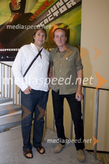 Damjan Musič, direktor Kongo Hotel in Casino d.o.o. Jernej Podbevšek, oče balerine Jerneje Podbevšek ZhembrowskyyCenter urbane kulture Kino Šiška, otvoritev